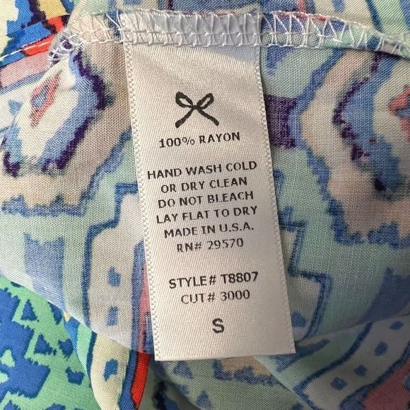 Everly Geometric Sleeveless Blouse Top Mint Green Women's Size S NWT - Picture 8 of 8